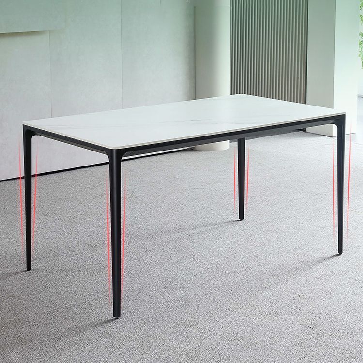 Juego de muebles de comedor moderno 1/4/5 Piezas Sillones de comedor de piedra sinterizada