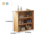 Standard Shelf Bookcase Engineered Wood Bookshelf for Study Room