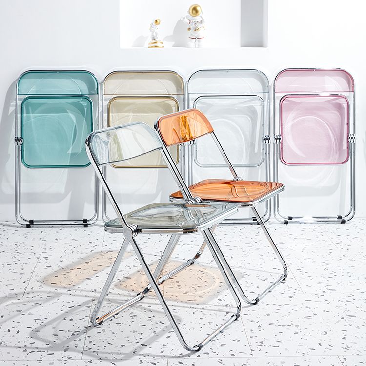 Contemporary Metal Dining Armless Chair Open Back Single Dining Side Chair Clearhalo ' kitchen&dining_furn' 'Dining Chairs' 'Dining Tables & Seating' 'dining_chair' 'furn' 'furn_dining_chair' 'Furniture' 'furniture_dining_chair' 'Kitchen & Dining Furniture' 'kitchen' 1200x1200_a2337640-5179-4b04-93eb-d77fa069e169