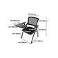 Mesh Mid Back Conference Chair Modern Style Fixed Arms Office Chair Clearhalo 'furn' 'furn_office_chair' 'Furniture' 'Office Chairs' 'Office Furniture' 'office_chair' 1200x1200_a234d710-0cd0-4334-b374-57c332441cff