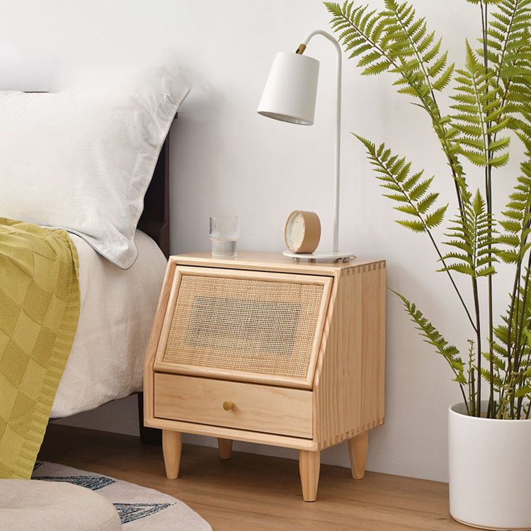 Modern Bed Nightstand Solid Wood Bedside Cabinet for Bedroom Clearhalo 'Bedroom Furniture' 'furn' 'furn_night_stand' 'Furniture' 'night_stand' 'Nightstands' 1200x1200_a23a6ab4-9477-4416-ae8e-4969e3bf76c8