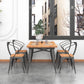Solid Wood Dining Table Industrial 4 Legs Dining Table with Metal Base Clearhalo ' dining_table' 'Dining Tables & Seating' 'Dining Tables' 'furn' 'furn_dining_table' 'Furniture' 'furniture_dining_table' 'Kitchen & Dining Furniture' 'kitchen&dining_furn' 'kitchen' 'kitchen_dining_table' 1200x1200_a23aeb32-f03b-4322-8ae1-eec76bc6bf44