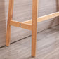 Tavolo da pranzo rettangolare in legno ad altezza bancone Tavolo da bar moderno con base a cavalletto