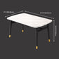 Minimalist Style MDF Top Dining Table Set of Rectangle Shape for Formal Dinette Set Clearhalo 'Dining Room Sets' 'Dining Tables & Seating' 'dining_room_set' 'furn' 'furn_dining_room_set' 'Furniture' 'furniture_dining_room_set' 'Kitchen & Dining Furniture' 'kitchen&dining_furn' 'kitchen' 1200x1200_a23bf984-fc6e-42ef-9a19-ea025fede243