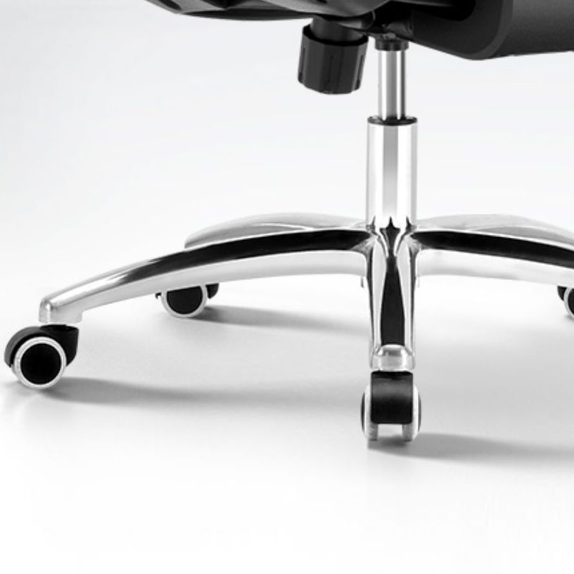 High Back Office Chair With Sponge Seat Fixed/Adjustable Arm Office Chair Clearhalo 'furn' 'furn_office_chair' 'Furniture' 'furniture_office_chair' 'Office Chairs' 'Office Furniture' 'office_chair' 1200x1200_a23c00ca-90b2-4fc0-95bf-1ef661aafd22