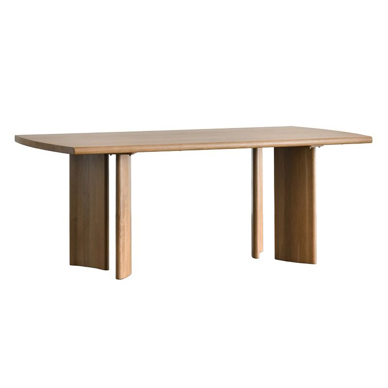 Solid Wood Contemporary Rectangular Table Wood Top Table for Home Clearhalo ' dining_table' 'Dining Tables & Seating' 'Dining Tables' 'furn' 'furn_dining_table' 'Furniture' 'furniture_dining_table' 'Kitchen & Dining Furniture' 'kitchen&dining_furn' 'kitchen' 'kitchen_dining_table' 1200x1200_a23d8d41-5a80-4f13-a8af-2e11c5a80c1c