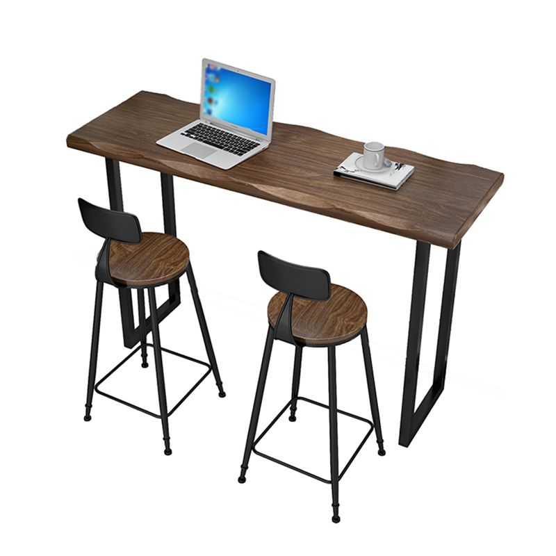 Solid Wood Counter Set Contemporary 1/3 Pieces Counter Height Set Clearhalo 'Bar Furniture' 'furn' 'furn_home_bar_bar_sets' 'Furniture' 'Home Bars & Bar Sets' 'home_bar_bar_sets' 'Kitchen & Dining Furniture' 1200x1200_a23dedb4-8e2b-472b-b9ce-096b4c64b453