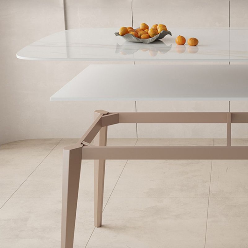 Modern 1/2/5 stukken Dinerset rechthoekige stenen keuken eettafel