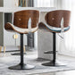 Modern Swivel Footrest Bar Stool Metal Backrest Indoor Counter Stool with Wood Seat Clearhalo 'Bar Furniture' 'Bar Stools' 'bar_stools' 'furn' 'furn_bar_stools' 'Furniture' 'Kitchen & Dining Furniture' 1200x1200_a23ef376-3a53-4f5a-8f64-373f4e216d43