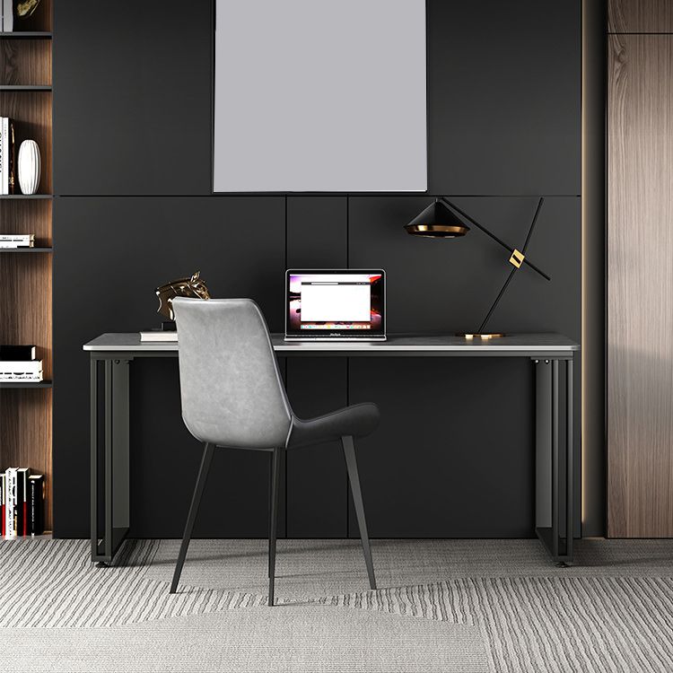 Escritorio de oficina rectangular de trineo