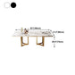 Traditional Luxury Dining Table Rectangle Double Pedestal Table with Gold Frame Clearhalo ' dining_table' 'Dining Tables & Seating' 'Dining Tables' 'furn' 'furn_dining_table' 'Furniture' 'furniture_dining_table' 'Kitchen & Dining Furniture' 'kitchen&dining_furn' 'kitchen' 'kitchen_dining_table' 1200x1200_a242addb-d2e2-40ab-bee4-531304145a06