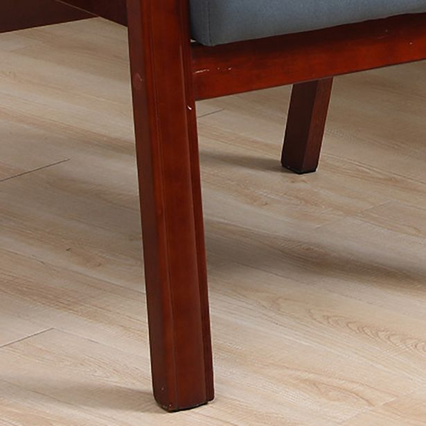 High Solid Back Arm Chair Modern Upholstered Dining Armchair with Wood Legs Clearhalo ' kitchen&dining_furn' 'Dining Chairs' 'Dining Tables & Seating' 'dining_chair' 'furn' 'furn_dining_chair' 'Furniture' 'furniture_dining_chair' 'Kitchen & Dining Furniture' 'kitchen' 1200x1200_a242d70f-1623-42c8-bb72-a681e2da277b