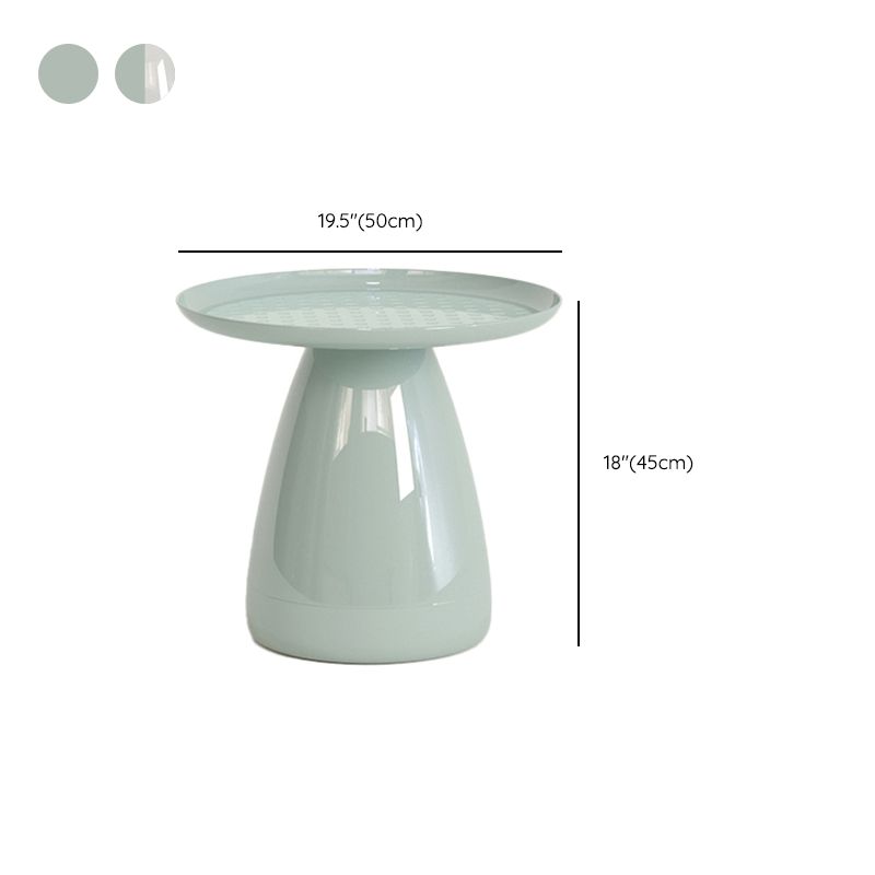 Pedestal End Table Plastic Round Side Sofa Side Accent Table with Tray Top Clearhalo 'Coffee & Accent Tables' 'End & Side Tables' 'end_side_tables' 'furn' 'furn_end_side_tables' 'Furniture' 'Living Room Furniture' 1200x1200_a2448fa5-39d2-401b-b3ca-ced1594b836e