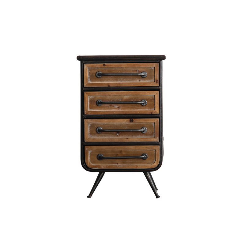 Industrial Cabinet Bar Pulls With Stroge Rectangle Distressed Wood Accent Cabinet Clearhalo 'Cabinets & Chests' 'cabinets_chests' 'furn' 'furn_cabinets_chests' 'Furniture' 'Living Room Furniture' 1200x1200_a245b83d-3999-43af-8787-79695151c17a