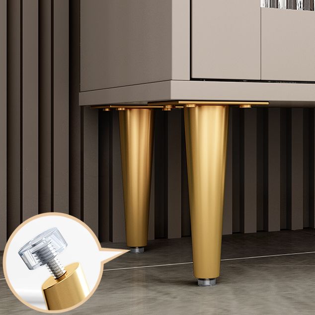 Scheda laterale in stile moderno deposito aperto con armadi di vetro per sala da pranzo in cucina