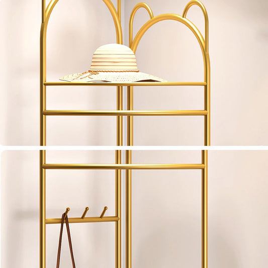 Pastilla de entrada de colgilla de hierro de lujo con ganchos con ganchos