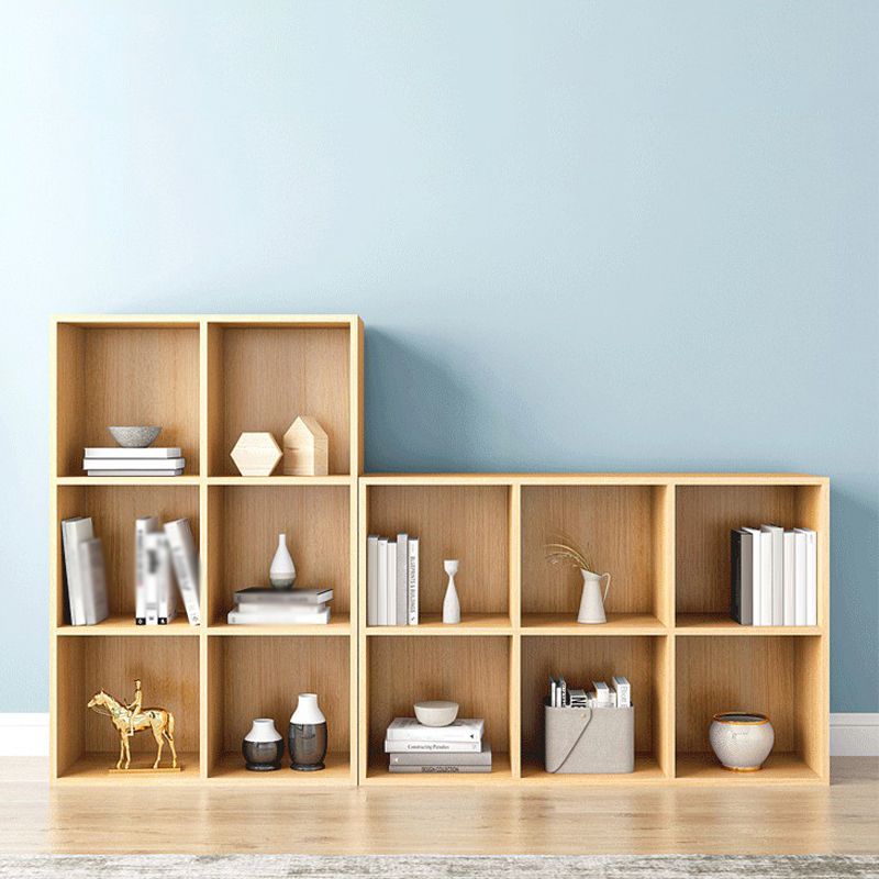 Closed Back Bookshelf Contemporary Style Bookcase for Office Home Study Room Clearhalo 'Bookcases' 'furn' 'furn_bookcases' 'Furniture' 'furniture_bookcases' 'Office Furniture' 1200x1200_a24cb2b9-96b3-455d-a935-6948753d1b4f