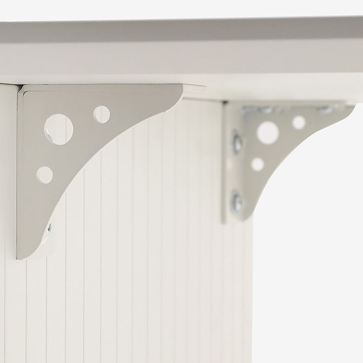 Wood Top Dining Table Traditional Luxury Dining Table with White Sled Base Clearhalo 'Dining Tables & Seating' 'Dining Tables' 'dining_table' 'furn' 'furn_dining_table' 'Furniture' 'Kitchen & Dining Furniture' 1200x1200_a24ed717-092a-4a80-8210-b9155c4b3d65