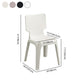 Contemporary Style Plastic Dining Armless Chair Solid Back Dining Chairs for Home Clearhalo ' kitchen&dining_furn' 'Dining Chairs' 'Dining Tables & Seating' 'dining_chair' 'furn' 'furn_dining_chair' 'Furniture' 'furniture_dining_chair' 'Kitchen & Dining Furniture' 'kitchen' 1200x1200_a252381b-0f87-4b5b-b41b-f8287feae113