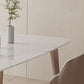 Kitchen Luxury Dinner Table Stone Rectangle 4 Legs Dining Table Clearhalo 'Dining Tables & Seating' 'Dining Tables' 'dining_table' 'furn' 'furn_dining_table' 'Furniture' 'Kitchen & Dining Furniture' 1200x1200_a256f130-7364-4315-a565-21e0b95cce22