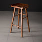 Modern Saddle Seat Bar Stool Pine Backless Footrest Counter Stool with Wood Legs Clearhalo 'Bar Furniture' 'Bar Stools' 'bar_stools' 'furn' 'furn_bar_stools' 'furniture_bar_stools' 'Kitchen & Dining Furniture' 'kitchen&dining_furn' 'kitchen' 'kitchen_furn' Furniture' 1200x1200_a25795c4-dec8-4bdc-a3e6-9da342e50d2e