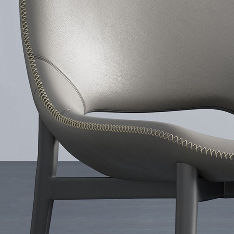 Industriële zijstoel open rug metalen eetkamerstoel voor huis