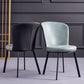 Metal Contemporary Dining Chair Wingback Dining Room Armless Side Chair Clearhalo ' kitchen&dining_furn' 'Dining Chairs' 'Dining Tables & Seating' 'dining_chair' 'furn' 'furn_dining_chair' 'Furniture' 'furniture_dining_chair' 'Kitchen & Dining Furniture' 'kitchen' 1200x1200_a25d659a-6b8c-45ce-aa4a-aae48eda9edc