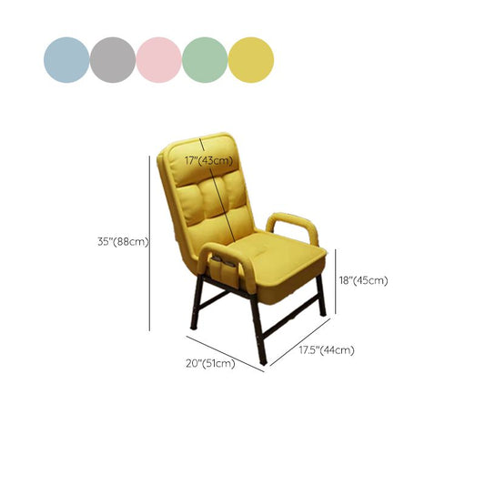 Silla de altura de altura trasera ajustable de la silla de brazo con tapicería