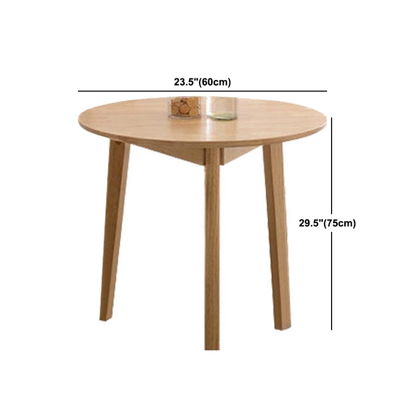 Modern Rubber Wood Dinette Set 1/2/4/5/7 Pieces Round Beige Dining Table Set Clearhalo 'Dining Room Sets' 'Dining Tables & Seating' 'dining_room_set' 'furn' 'furn_dining_room_set' 'Furniture' 'furniture_dining_room_set' 'Kitchen & Dining Furniture' 1200x1200_a25e99ea-8438-4e01-9172-53a212f6568e