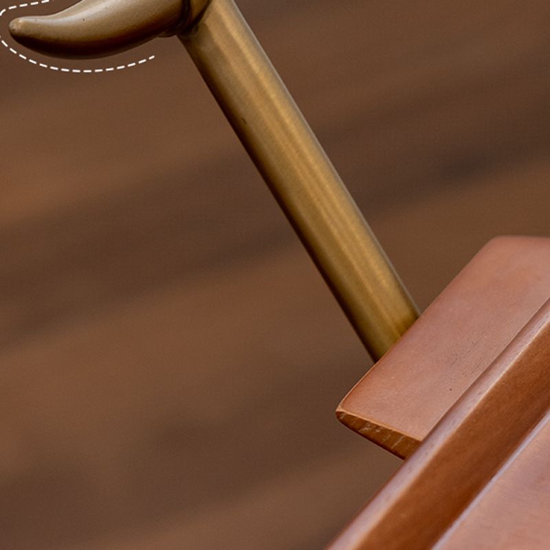 Cherry Wooden Storage End Table Rectangular 2-Tier Side Table with Casters Clearhalo 'Coffee & Accent Tables' 'End & Side Tables' 'end_side_tables' 'furn' 'furn_end_side_tables' 'Furniture' 'Living Room Furniture' 1200x1200_a25eb391-7186-4171-9a0a-ea196dfd63ad