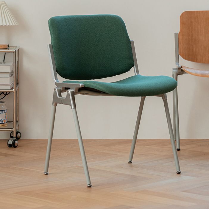 Contemporary Style Dining Chair Armless Open Back Chairs with Metal Legs Clearhalo ' kitchen&dining_furn' 'Dining Chairs' 'Dining Tables & Seating' 'dining_chair' 'furn' 'furn_dining_chair' 'Furniture' 'furniture_dining_chair' 'Kitchen & Dining Furniture' 'kitchen' 1200x1200_a2600693-79cc-469f-8970-94be3f6abe60