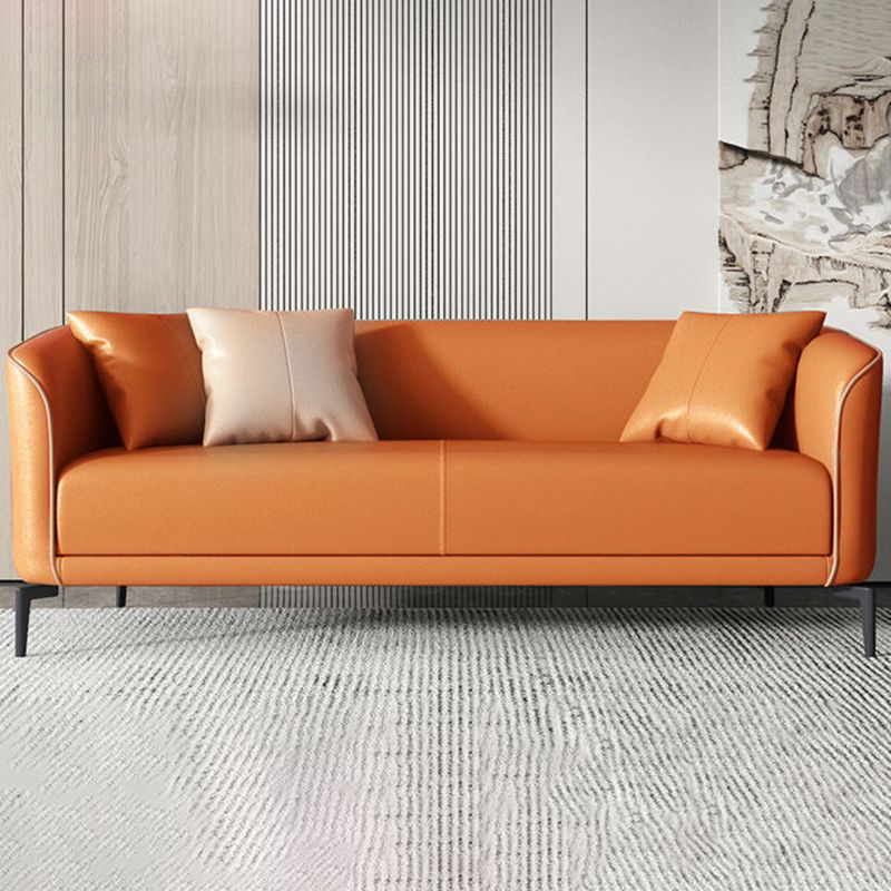 25.98 "幅のタキシードアームソファ染色耐性ソファ2枕付き