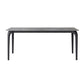 Rectangle Industrial Dining Table Black Sintered Stone Fixed Table Clearhalo 'Dining Tables & Seating' 'Dining Tables' 'dining_table' 'furn' 'furn_dining_table' 'Furniture' 'Kitchen & Dining Furniture' 1200x1200_a262d633-6de6-473b-925b-0a9705fe8ef1