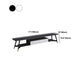 Moderno Style Stone TV Stand de TV en blanco y negro Gabinete de televisión de almacenamiento