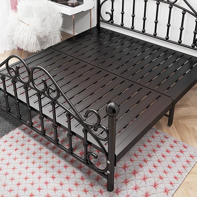 Contemporary Style Standard Bed Metal Bed Frame with Headboard Clearhalo 'Bedroom Furniture' 'Beds' 'furn' 'furn_beds' 'Furniture' 1200x1200_a2691a5d-8931-4367-b656-e7344981527d