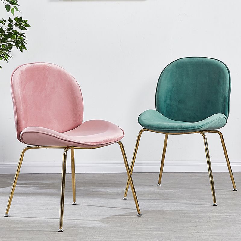 Glam Style Dining Chair Upholstered Dining Side Chair for Dining Room Clearhalo 'Dining Chairs' 'Dining Tables & Seating' 'dining_chair' 'furn' 'furn_dining_chair' 'Furniture' 'furniture_dining_chair' 'Kitchen & Dining Furniture' 1200x1200_a26bd6cd-0748-405e-9e2b-d549cfe0e72e