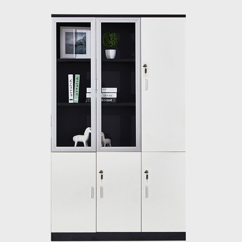 Traditional File Cabinet Wood Frame Vertical File Cabinet with Shelves for Office Clearhalo 'Filing Cabinets' 'filling_cabinets' 'furn' 'furn_filling_cabinets' 'Furniture' 'Office Furniture' 1200x1200_a26ff195-d924-4e2e-85e4-4eef850a0462