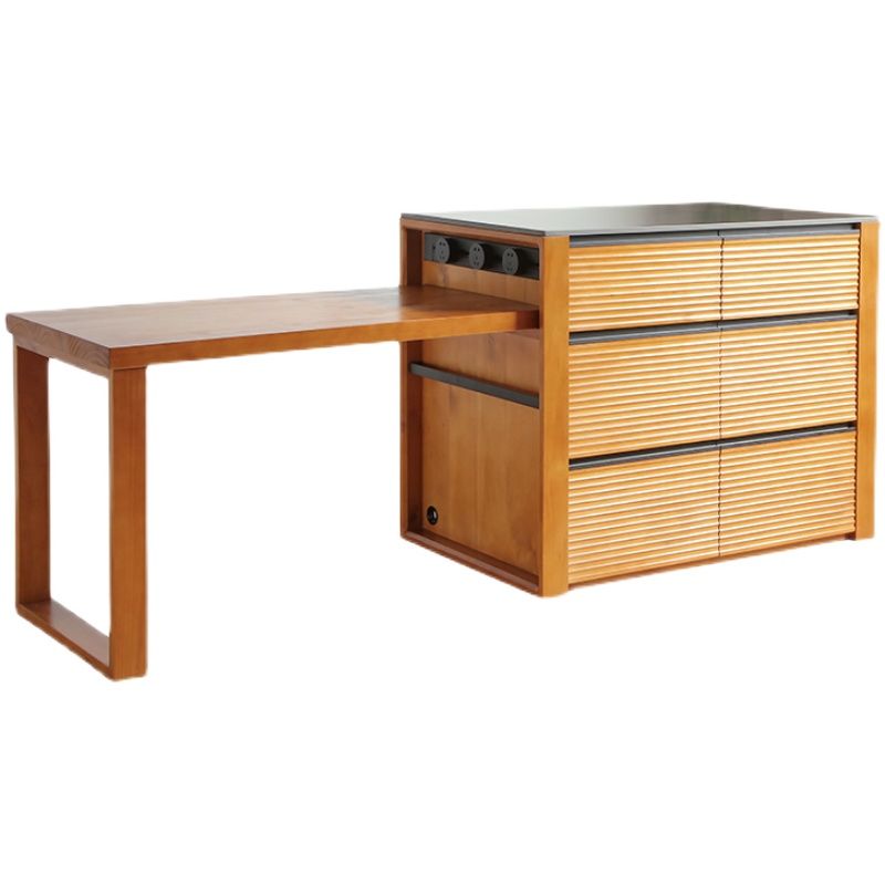 Modern Prep Table with Storage Cabinet Dining Room Island Table Clearhalo 'furn' 'furn_kitchen_islands_carts' 'Furniture' 'Kitchen & Dining Furniture' 'Kitchen Islands & Carts' 'kitchen_islands_carts' 1200x1200_a272b97f-2f53-48e1-a6e8-28757fc83491