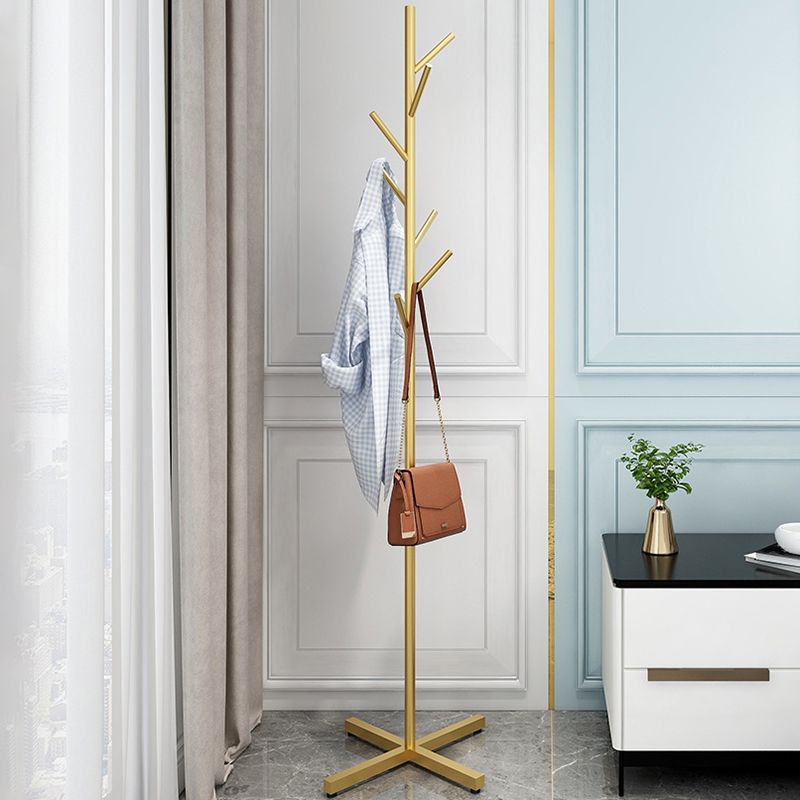 Wunderschöne Kleiderregal Festkörper -Metall -Eingangshalle mit Kleiderhaken