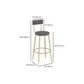 Contemporary Counter Height Pub Set 1/3/5 Pcs Bar Table and Stools with Metal Frame