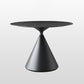 Modern Stone Round Table Matte Finish Pedestal Dining Table for Kitchen Clearhalo ' dining_table' 'Dining Tables & Seating' 'Dining Tables' 'furn' 'furn_dining_table' 'Furniture' 'furniture_dining_table' 'Kitchen & Dining Furniture' 'kitchen&dining_furn' 'kitchen' 'kitchen_dining_table' 1200x1200_a27506bc-b02b-4f17-a353-ab8e6d9e236e