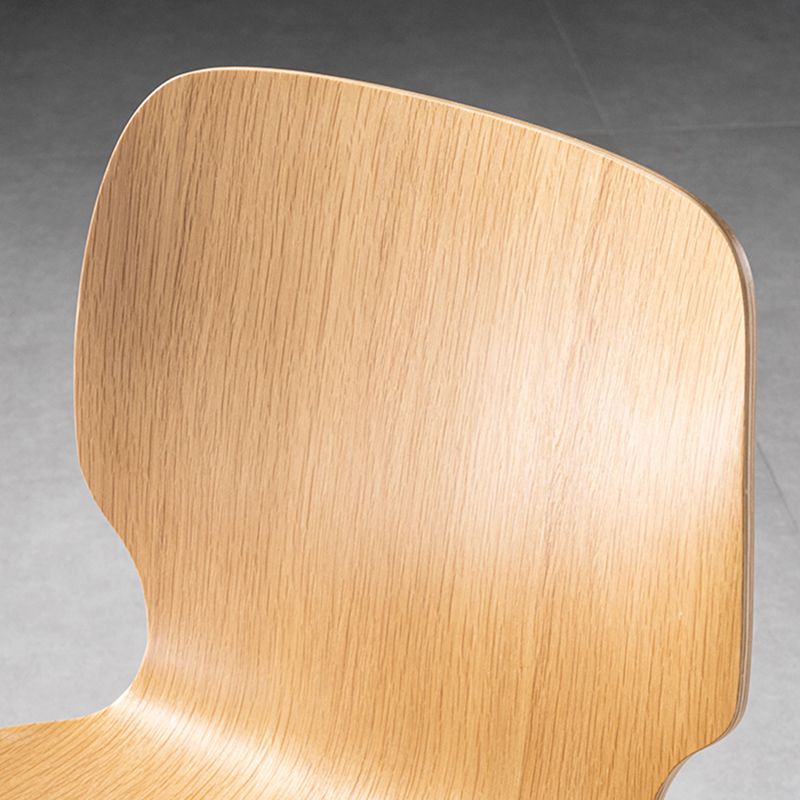 Minimalist Wood Dining Chair for Home Solid Back Armless Dining Chair Clearhalo 'Dining Chairs' 'Dining Tables & Seating' 'dining_chair' 'furn' 'furn_dining_chair' 'Furniture' 'Kitchen & Dining Furniture' 1200x1200_a2768399-ba95-4b2e-bf31-7dfbc44c3b9f