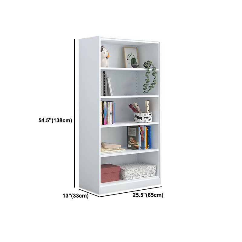 Closed Metal Bookshelf Modern Home Living Room Rectangular Bookcase