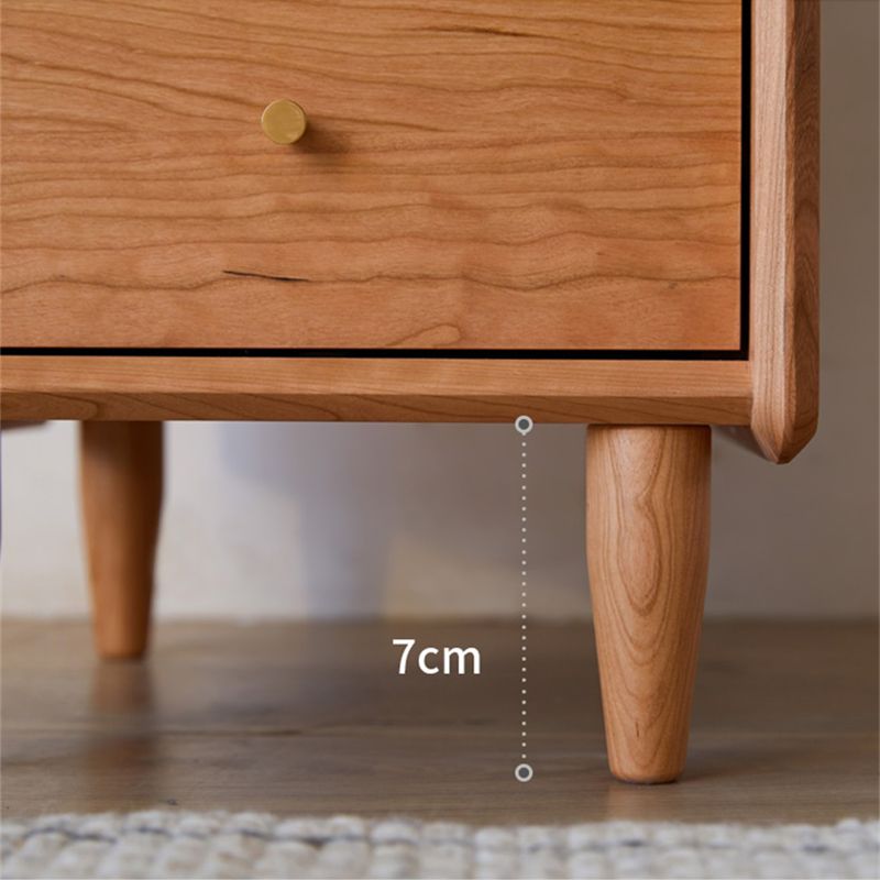 Solid Wood Nightstand Modern 22 Inch H Open Storage 2-Drawer Legs Included Night Table Clearhalo 'Bedroom Furniture' 'furn' 'furn_night_stand' 'Furniture' 'night_stand' 'Nightstands' 1200x1200_a27a4b6f-25f9-4c01-bb3b-cf42fd3b8f93