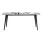 Contemporary Dining Table Sintered Stone Dining Table with 4 Black Legs for Dining Clearhalo ' dining_table' 'Dining Tables & Seating' 'Dining Tables' 'furn' 'furn_dining_table' 'Furniture' 'furniture_dining_table' 'Kitchen & Dining Furniture' 'kitchen&dining_furn' 'kitchen' 'kitchen_dining_table' 1200x1200_a27aa26d-49bc-441f-b2b1-a2be5e0accb5