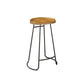 Indoor Rectangle Pub Set 1/6 Pcs Solid Wood Bar Table and Stools