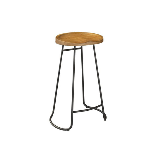 Indoor Rectangle Pub Set 1/6 Pcs Solid Wood Bar Table and Stools