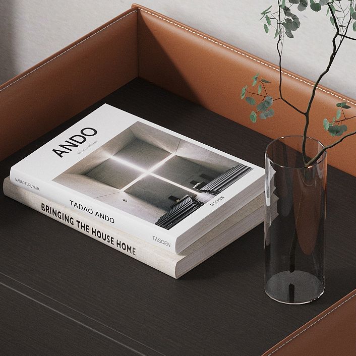 Mesa de acento de madera de falsa mesita de noche moderna con piernas con piernas