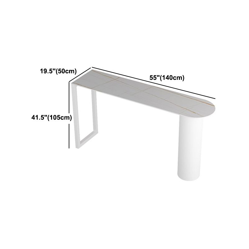 Modern 1/2/3/5 Pieces Bar Table Set Rectangle Stone Bar Table with High Stools Clearhalo 'Bar Furniture' 'furn' 'furn_home_bar_bar_sets' 'Furniture' 'Home Bars & Bar Sets' 'home_bar_bar_sets' 'Kitchen & Dining Furniture' 1200x1200_a2843f6e-2f4c-485c-8c48-29b996a5e089