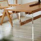 Modern Style Rectangle Dining Table Wood Table with Plastic Legs for Home Clearhalo 'Dining Tables & Seating' 'Dining Tables' 'dining_table' 'furn' 'furn_dining_table' 'Furniture' 'Kitchen & Dining Furniture' 1200x1200_a284e6e1-75ab-4c56-8cb5-eea3cd7b00ee